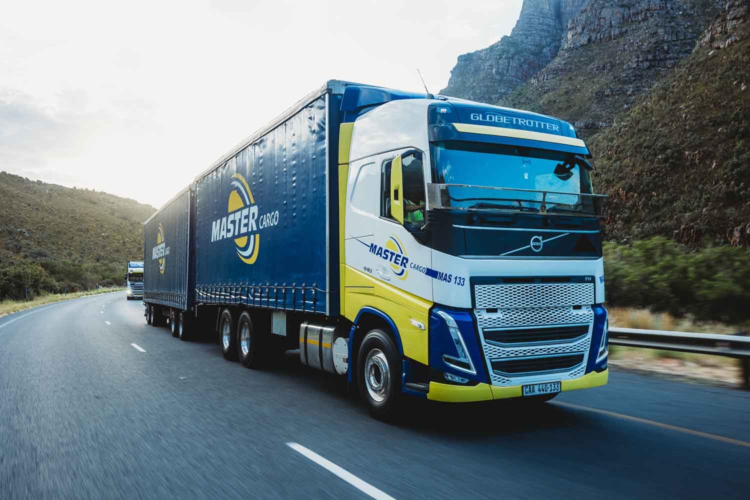 Master Cargo trucks on the N1 highway