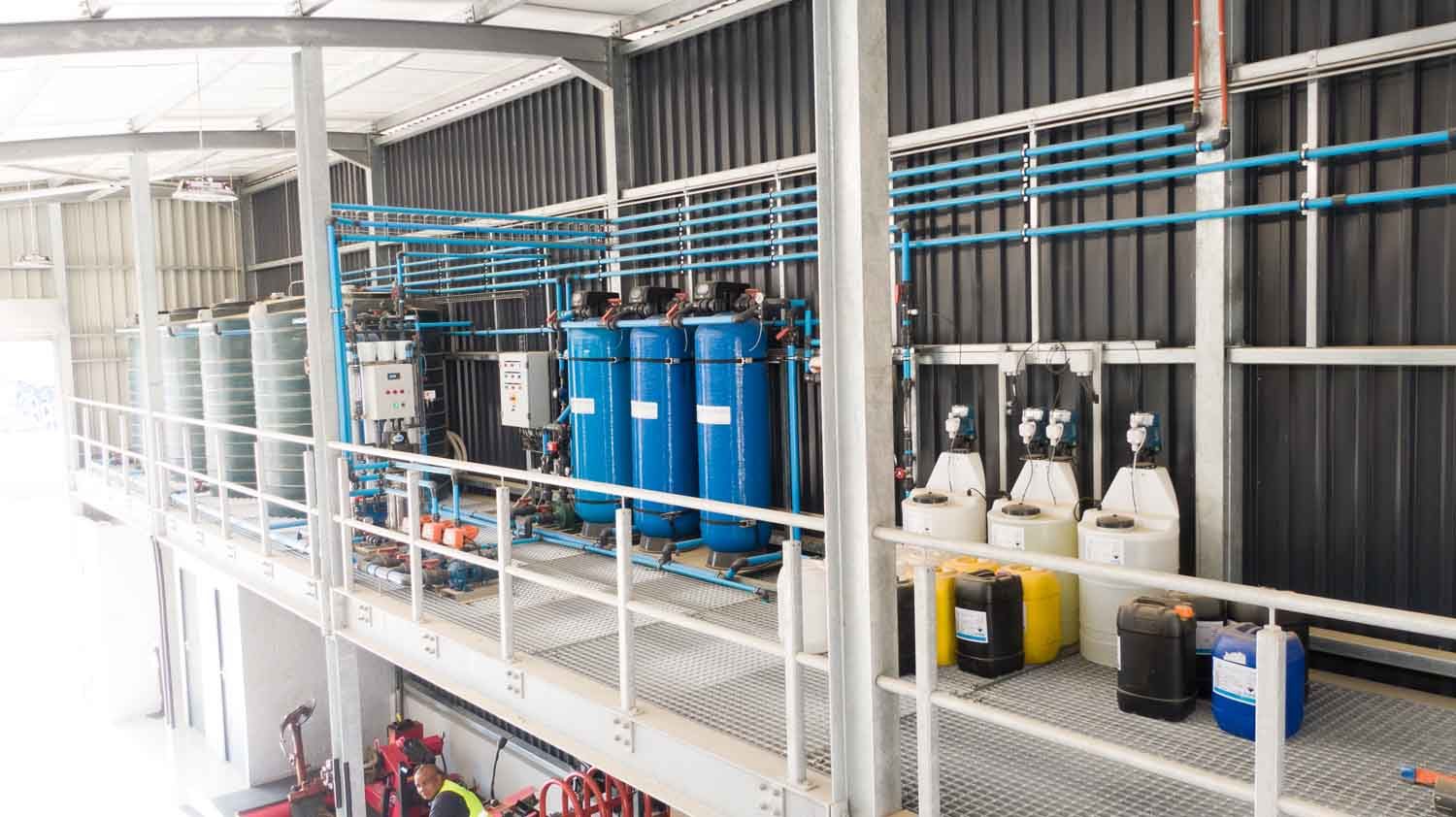 Master Cargo water recycling plant